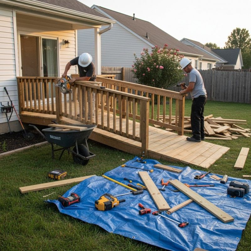 Wheelchair Ramp Installation